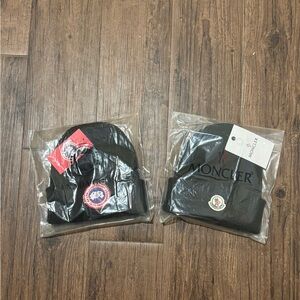 Mix N Match Pack Moncler & Canada Beanie Hat Black Unisex